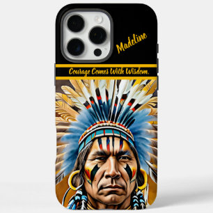 Coque iPhone 16 Pro Max Gestionnaire d'art natif : Motifs en gras