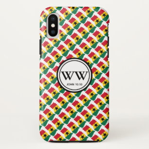 Case-Mate iPhone Case GHANA Monogramme élégant Vie abondante John 10:10