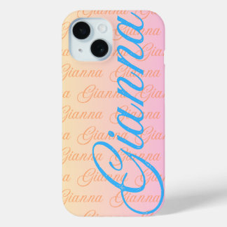 Coque Case-Mate iPhone Gianna Motif de nom répétitif