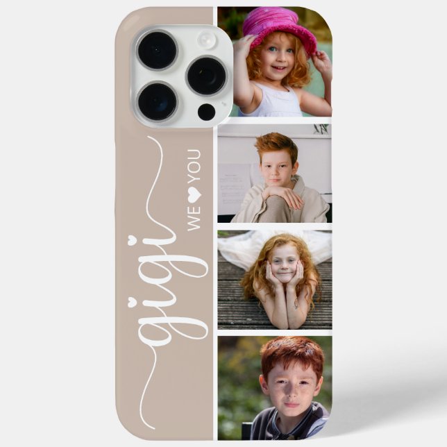 Coques Case-Mate iPhone Gigi 4 Photo (Verso)