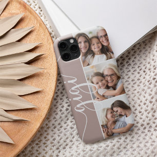 Coque Pour iPhone 16 Gigi Script Grand-mère Collage photo