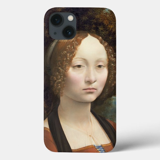 Coques Case-Mate iPhone Ginevra de' Benci, c. 1474- 78 (Verso)