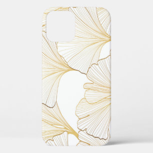 Case-Mate iPhone Case Ginkgo Gold : Arrangement de feuille luxueux