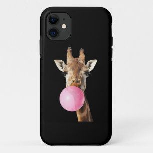 Case-Mate iPhone Case Girafe Bubble Gum Rose Mignon Amoureux Des Animaux