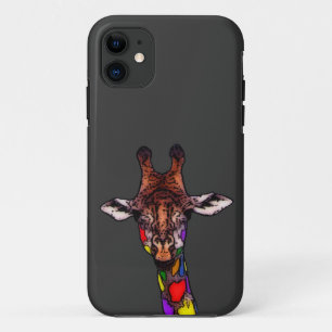 Coque Case-Mate iPhone Girafe d'arc-en-ciel