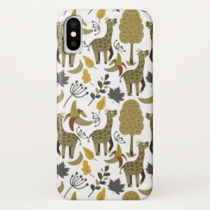 Case-Mate iPhone Case Girafe sans couture motif jaune blanc haute