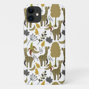 Case-Mate iPhone Case Girafe sans couture motif jaune blanc haute