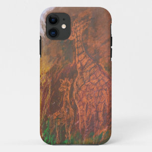 Coque iPhone 11 Girafes