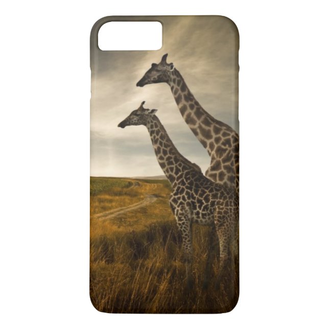 Coques Case-Mate iPhone Girafes et le paysage (Dos)