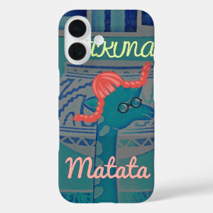 Coques iPhone 16 Giraffe Art Joueuse : Un Plaisir Africain