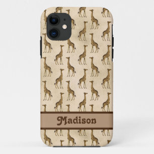 Case-Mate iPhone Case Giraffe Brown animal personnalisé