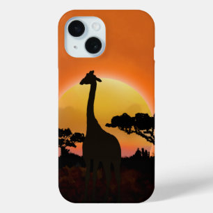 Coque Case-Mate iPhone Giraffe couché de soleil du Serengeti   Safari Wil