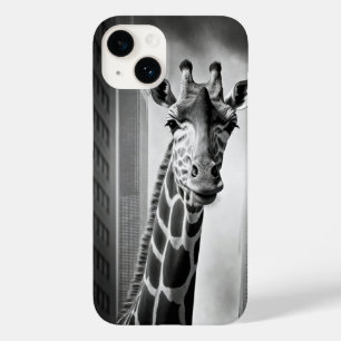 Coque Case-Mate iPhone Giraffe dans une cityscape