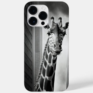 Coque Case-Mate iPhone Giraffe dans une cityscape