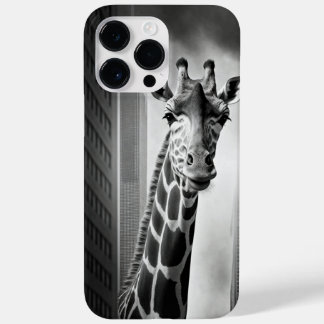 Coque Case-Mate iPhone Giraffe dans une cityscape