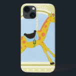 Coques Pour iPhone Giraffe de carrousel par Juin Erica Vess<br><div class="desc">Si vous ne pouvez pas vous rendre au parc et faire le tour de manège, cette impression peut être la prochaine meilleure alternative. Juin Erica Vess a fait cette incroyable interprétation d'une girafe de carrousel sur un arrière - plan bleu pastel et vert. Vous voulez juste faire un tour en...</div>