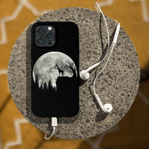 Case-Mate iPhone Case Giraffe debout au clair de lune de montagne Hallow