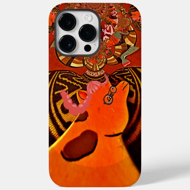 Coques Case-Mate iPhone Giraffe drôle : Un charme africain kaléidoscopique (Verso)