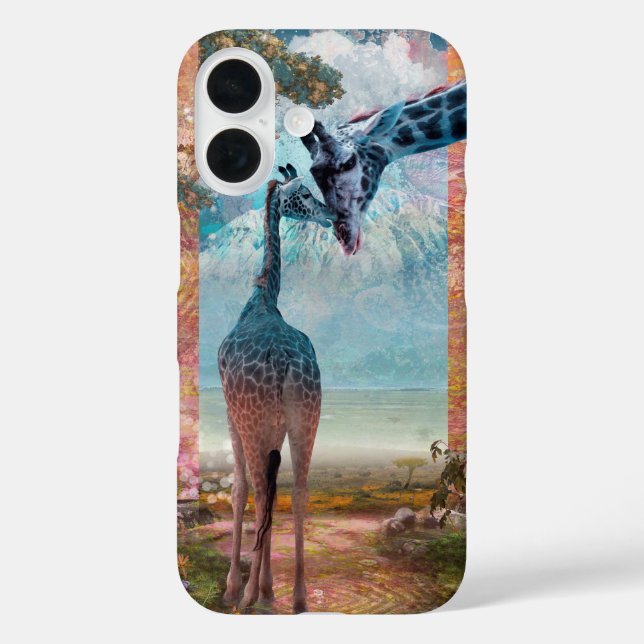 Coques Case-Mate iPhone Giraffe Famille "PATRIMOINE AFRICAIN" (Verso)