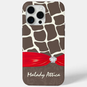 Coque Case-Mate iPhone Giraffe Motif Imprimé Ruban Faux Crystal