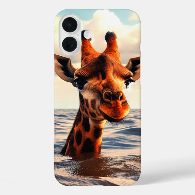 Coques Case-Mate iPhone Giraffe perdue (Verso)