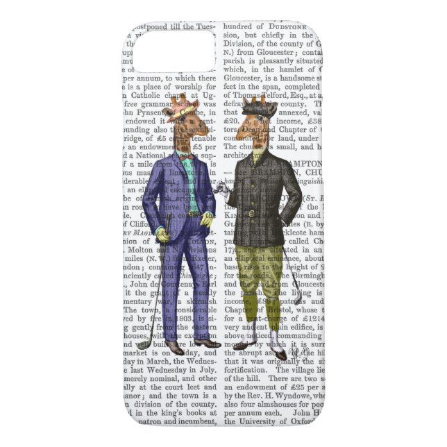 Coques Case-Mate iPhone Giraffes de golf 2 (Dos)