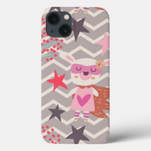 Coque Case-Mate iPhone Girl Superhero Bunny