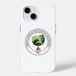 Coque Case-Mate iPhone Gîte de franc-maçonnerie de l'état de l'Indiana