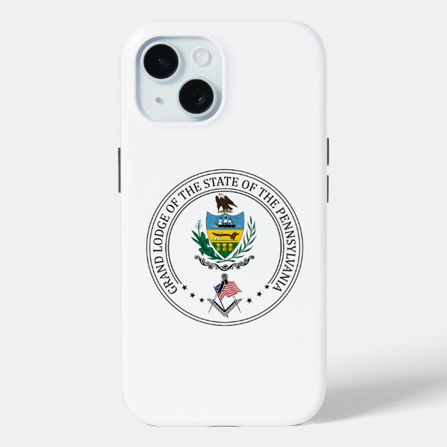 Coques Case-Mate iPhone Gîte de franc-maçonnerie de l'état de Pennsylvanie (Verso)