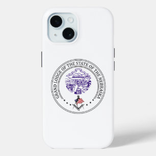 Coque Case-Mate iPhone Gîte de franc-maçonnerie de l'état du Nebraska