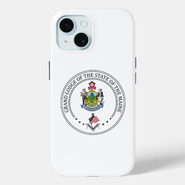 Coques Case-Mate iPhone Gîte franc-maçonnerie de l'état du Maine (Verso)