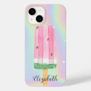 Coque Case-Mate iPhone Glace à l'aquarelle holographique Cool