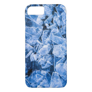 Coque iPhone 7 Glace bleue cassée