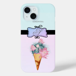 Coque Case-Mate iPhone Glace cactus girly de style moderne
