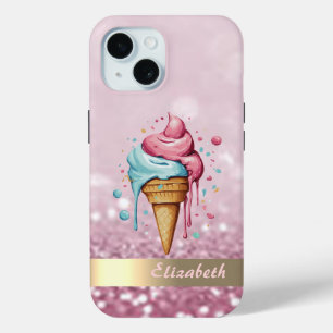Coque Case-Mate iPhone Glace Cool Goutte Glitter Bokeh