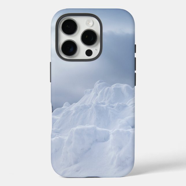 Coques Case-Mate iPhone Glace et neige texturée (Verso)