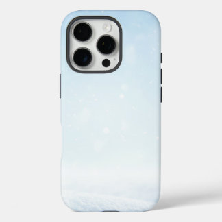Coque iPhone 16 Pro Glace et neige texturée