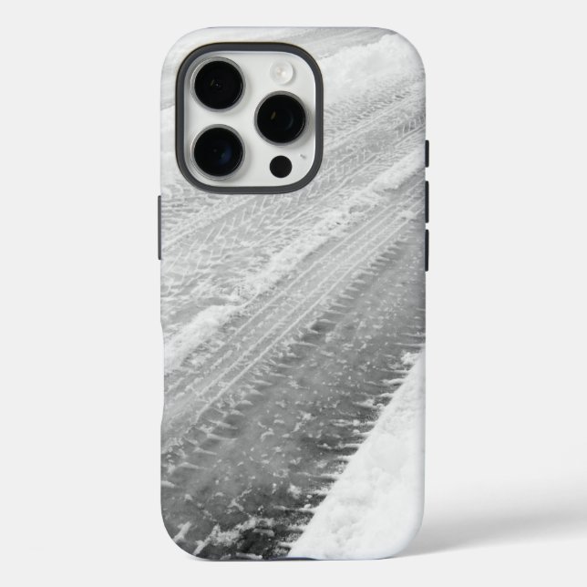 Coques Case-Mate iPhone Glace et neige texturée (Verso)