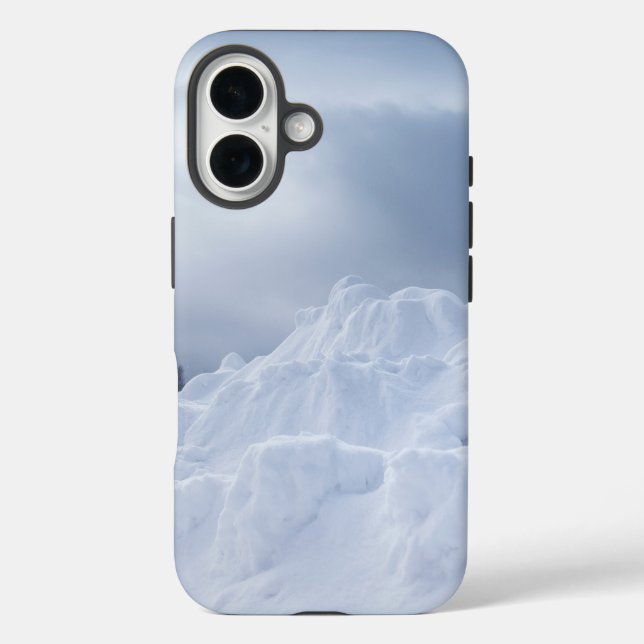 Coques Case-Mate iPhone Glace et neige texturée (Verso)
