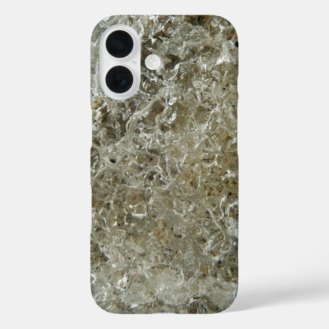 Coques Case-Mate iPhone Glace glaciaire Texture nature Abstraite (Verso)