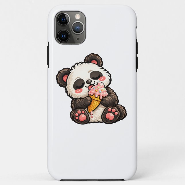 Coques Case-Mate iPhone Glace Panda Mignon (Dos)