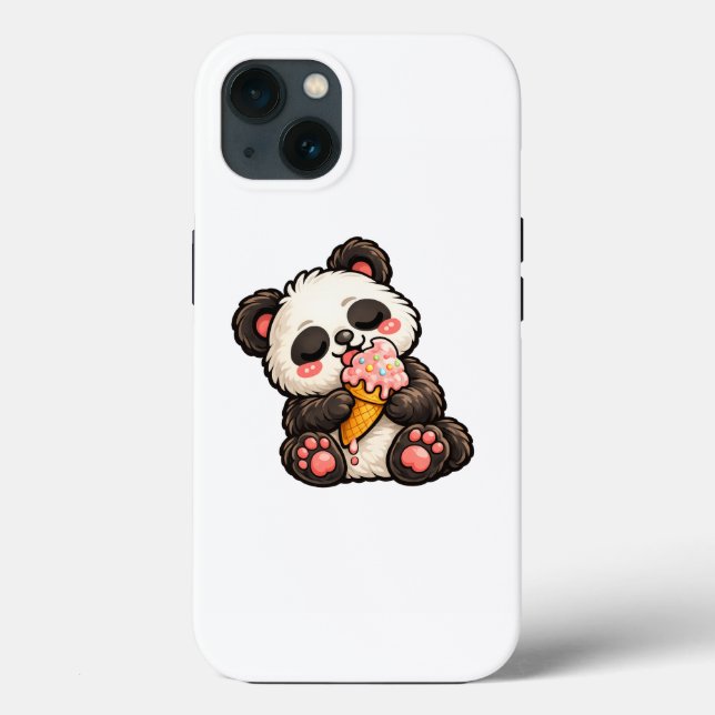 Coques Case-Mate iPhone Glace Panda Mignon (Verso)