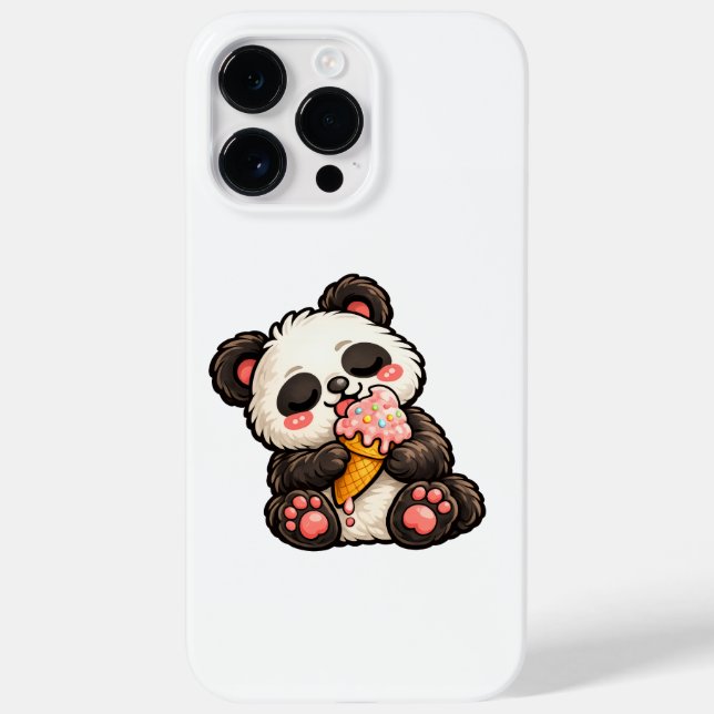 Coques Case-Mate iPhone Glace Panda Mignon (Verso)