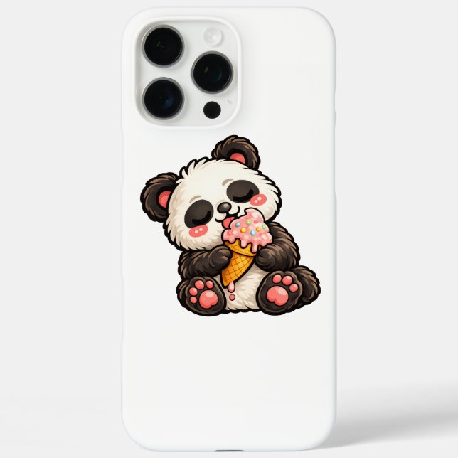 Coques Case-Mate iPhone Glace Panda Mignon (Verso)