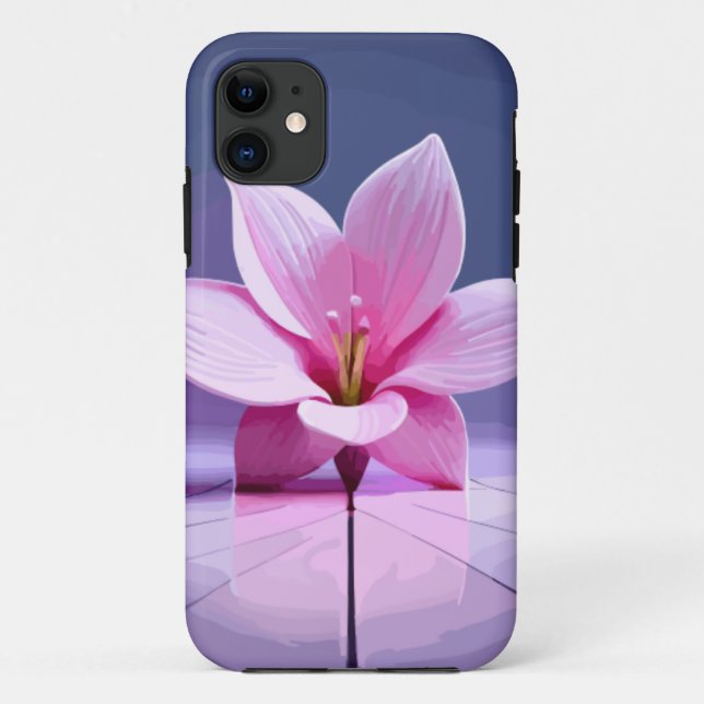 Coques Case-Mate iPhone Gladioli Dimensional : Pièce maîtresse rose et vio (Dos)
