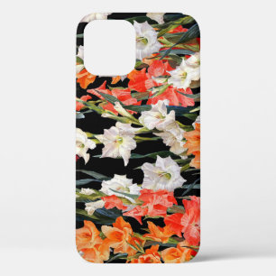 Case-Mate iPhone Case Gladiolus multicolore : Arrière - plan noir Waterc