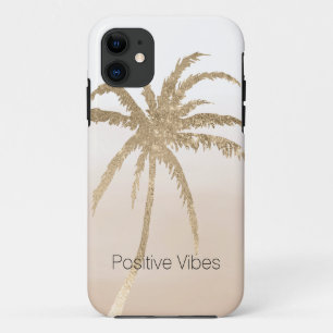 Case-Mate iPhone Case  Glam Gold Tropical Palm ombre    