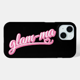 Coque Case-Mate iPhone Glamma rose/blanc sur noir