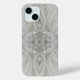 Coque Case-Mate iPhone Glamour Art Déco Mode Vintage beige Blanc