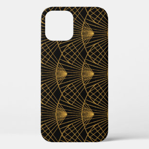 Case-Mate iPhone Case Glamour Art Déco : Ventilateur D'Or.